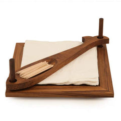 Brown Sheesham Wood Tissue Cum Toothpick Holder | Napkin Stand, Tissue Paper Holder - Tableware Table Top Holder