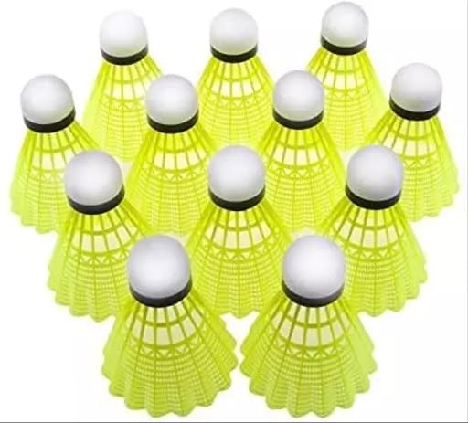 Zonex 6000 Badminton Nylon Shuttlecocks For Precision Play | Green Pack Of 6