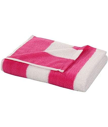 Hanorix 100% Cotton Large Size Bath Towel 450 Gsm | Soft Bath Towel For Men & Women Ultra Absorbent Cotton Towel Soft & Absorbent Towel (Pink Line)