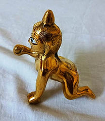 Laddu Gopal God Idol, Thakur Ji, Bal Gopal Ji Statue, Gold, Brass, Size - No.1, Traditional Deign, Home Décor, Best Gift Option, All Festival & Occasions Statue