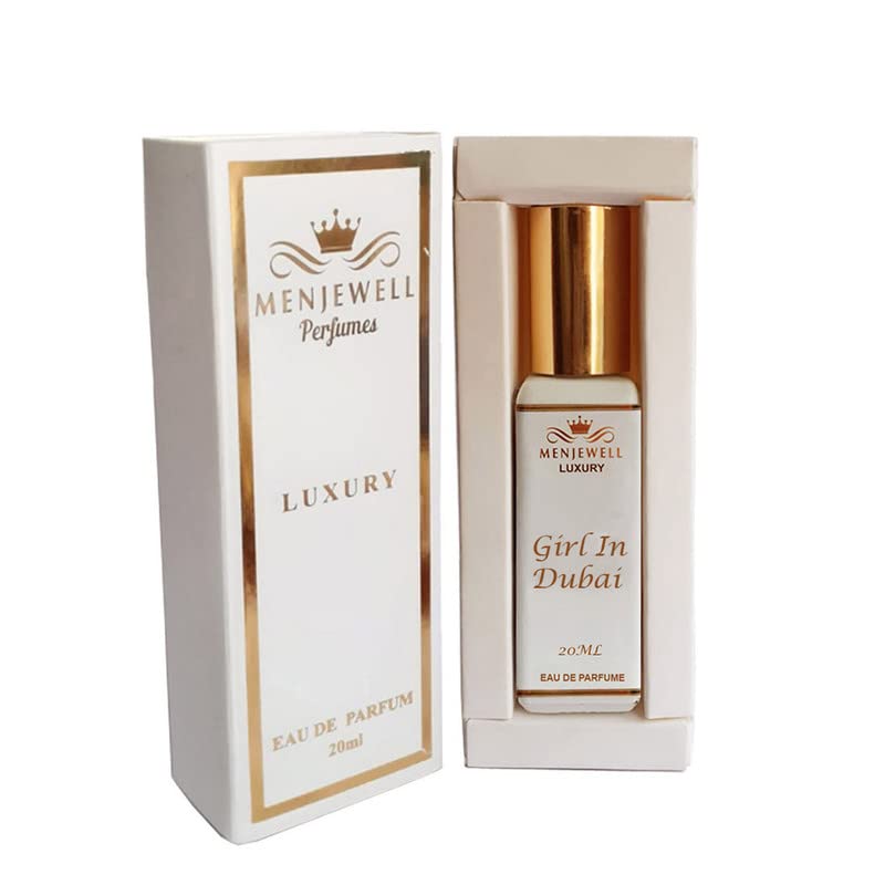 Menjewell Luxury Girl In Dubai Eau De Parfum 20ml 0.6 Fl.oz. Women Fragrance | Non-Alcoholic