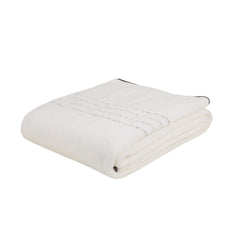 Hanker Velvet Touch Microfiber Bath Towel 600 Gsm | Ultra-Soft & Plush, Instant Dry Technology Large Size Bath Towel (Ivory White)