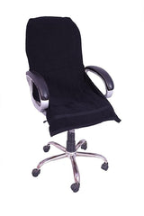 Vvip Home 100% Cotton Luxary Office Chair Towel 550 Gsm (Black)