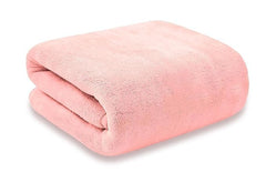 Comforic Microfiber Large Size Bath Towel 450 Gsm | Ultra Soft, Absorbent, Lightweight, Quick Dry Bath Towel | Pack Of 1 (Pink)