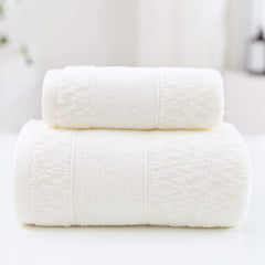 Spread Spain Cotton Large Bath Towel 550 Gsm | Ultra Soft Super Absorbent & Antibacterial Bath Towel (White)