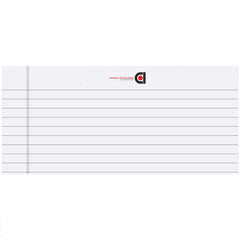 Wide Ruled 10.5x8.5 - Inch, 50-Sheet Lined Writing Note Pad, Canary (White) Pack Of 12