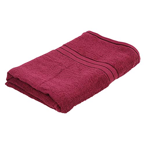 North Field Bath Towel 1000 Gsm | Extra Soft & Absorbent, Durable Bath Towel (Pink & Maroon) - Set Of 2