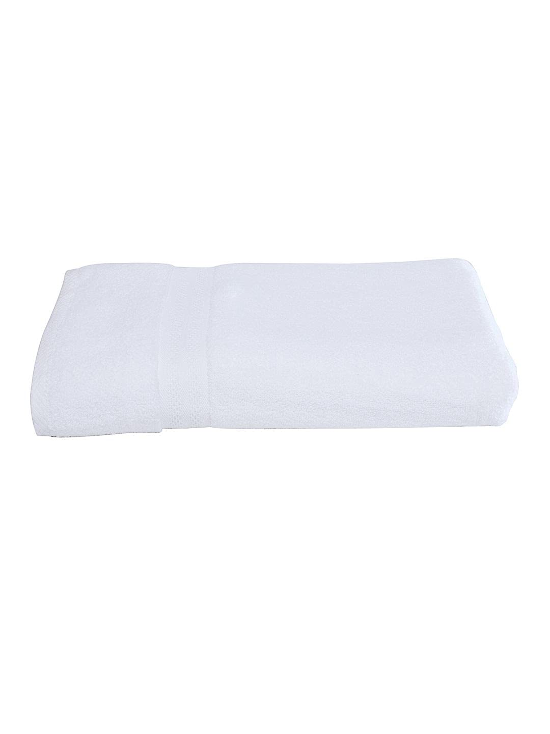 Bianca Ultra Soft Zero Twist 100% Cotton Bath Towel 500 Gsm | Super Absorbent, Fluffy Aerocore Organic Technology (White)