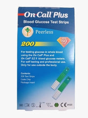 Drchem On Call Plus Blood Glucose Test Strips 200 Strips Ref : G133-119 Original Quality