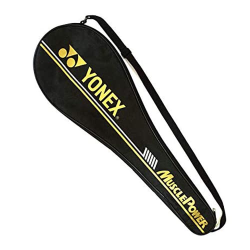 Yonex MUSCLE POWER 55 LIGHT Graphite Strung Badminton Racket, 4u 5, Colour - Light Green