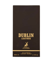 DUBLIN LEATHER BY MAISON ALHAMBRA EAU DE PARFUM FOR MEN & WOMEN 80ML 2.7 FL.OZ.