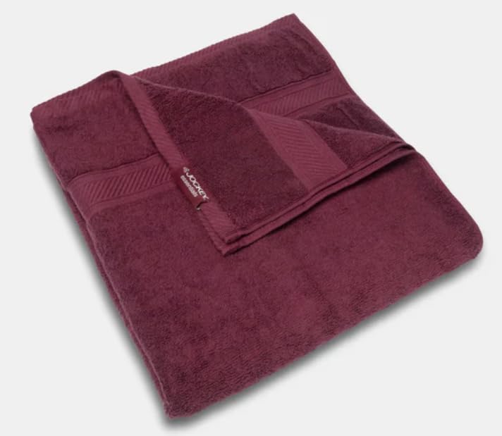Jockey Cotton T101 Ultrasoft & Durable Terry Bath Towel 500 Gsm (Burgundy)
