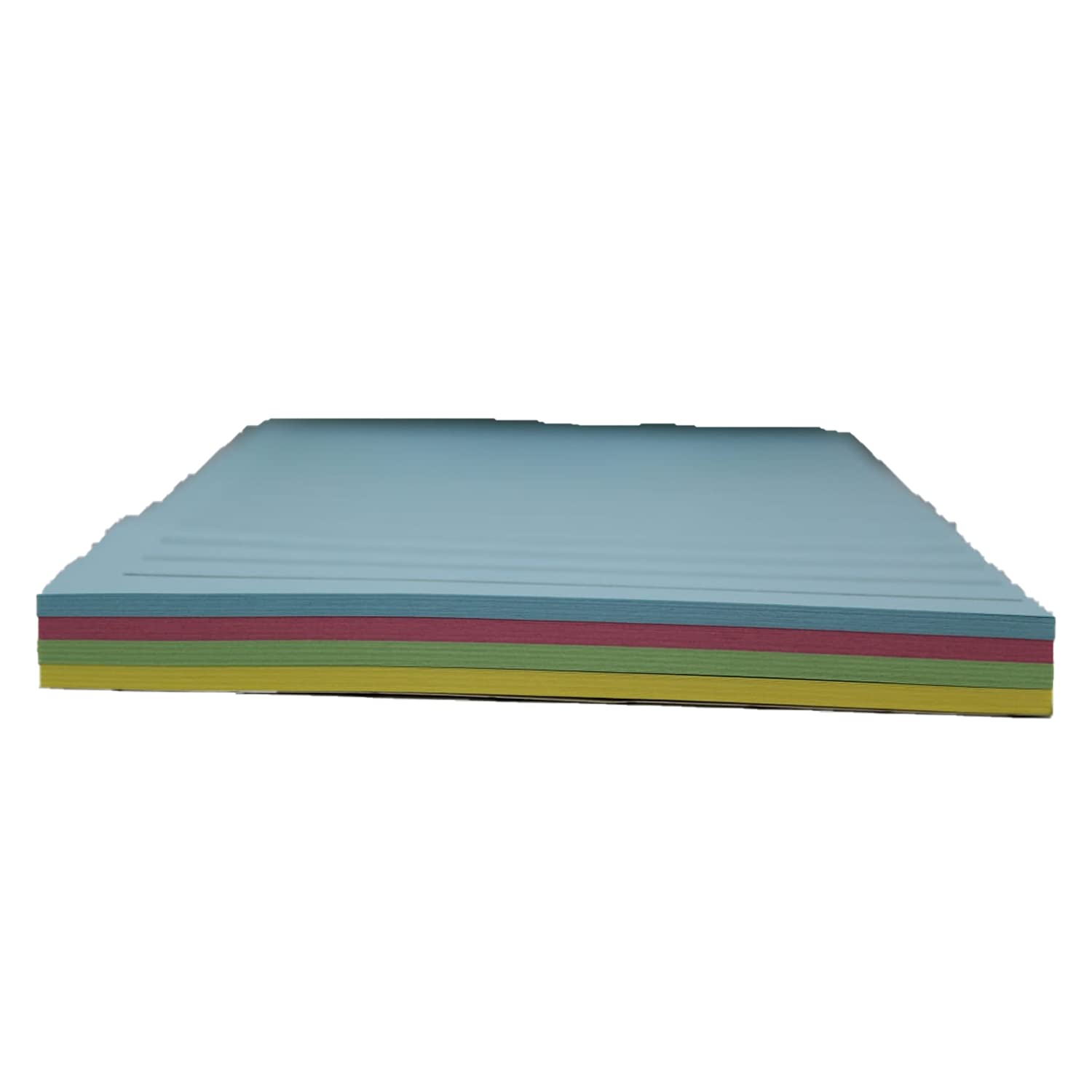 Lined Sticky Notes Pad - 200 Sheets | Pack Of 2, Sticky Note100 Sheet In Each (4 Color In Sheet)