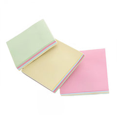 Sticky Notes Pad, 76x76mm, 4 Colors, 300 Sheets - Multicolor | Self-Adhesive, For Office, School