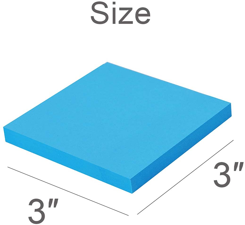 400 Sheets Sticky Notes (5 Mix Colors 80 Sheets Each Color) | Bookmarks Sticks (Pack Of 4)