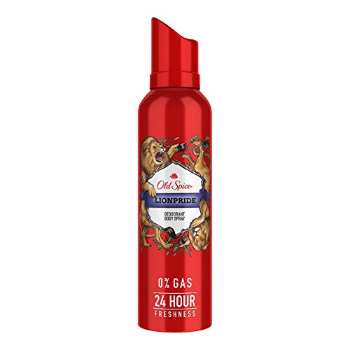 Old Spice Lionpride & Krakengard No Gas Deodorant Body Spray Perfume 140ml Each 4.7 Fl.oz. | For Men