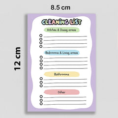 To Do List Notepad, Task Pad With Checklist, Daily Writing, Trendy & Stylish (Purple) Set Of 2