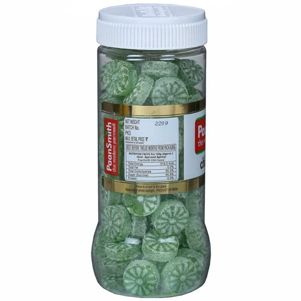 Paansmith Chilli Guava Candies 220gm, | Candies For Kids & Adults | Jar Pack
