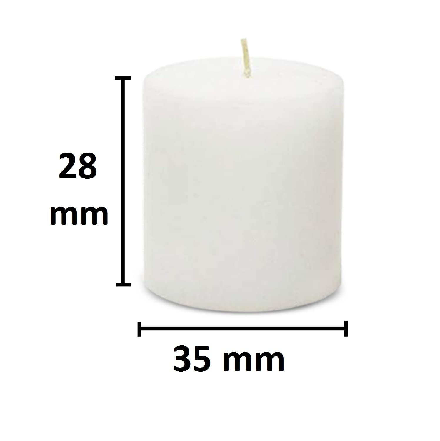 BULK BUY CANDLES | CENTRE TABLE CANDLES PACK OF 42 | BURNING TIME 5 HOUR