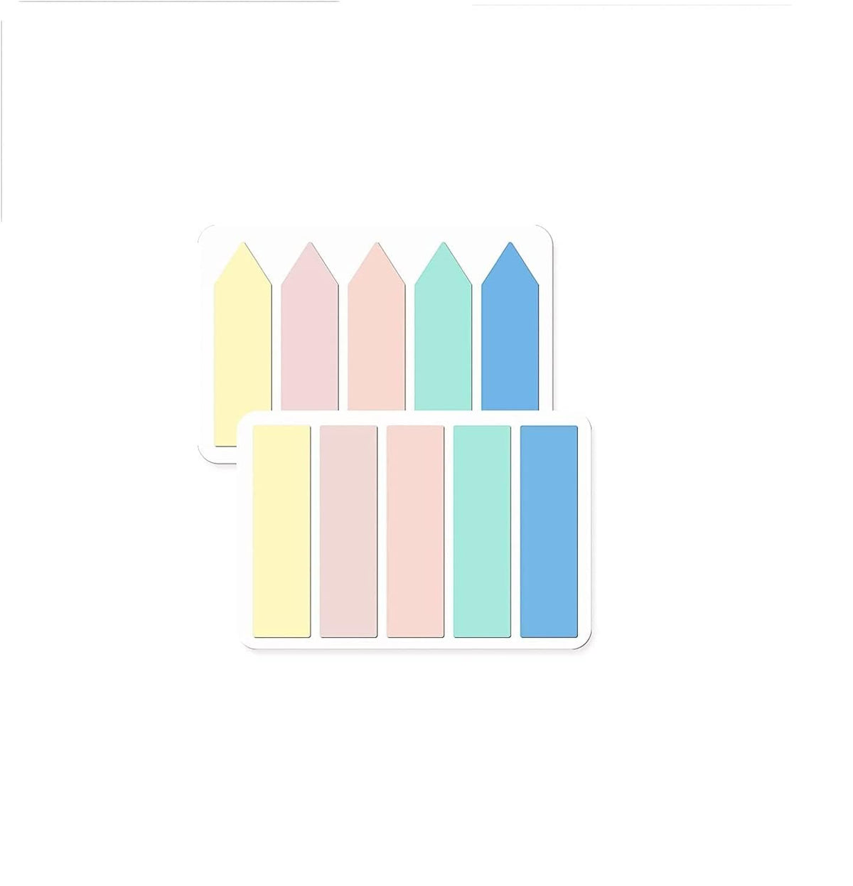 200 Pieces Pastel Color Page Markers Sticky Index Tabs Sticky Tabs Arrow Flag Tabs, Small Sticky