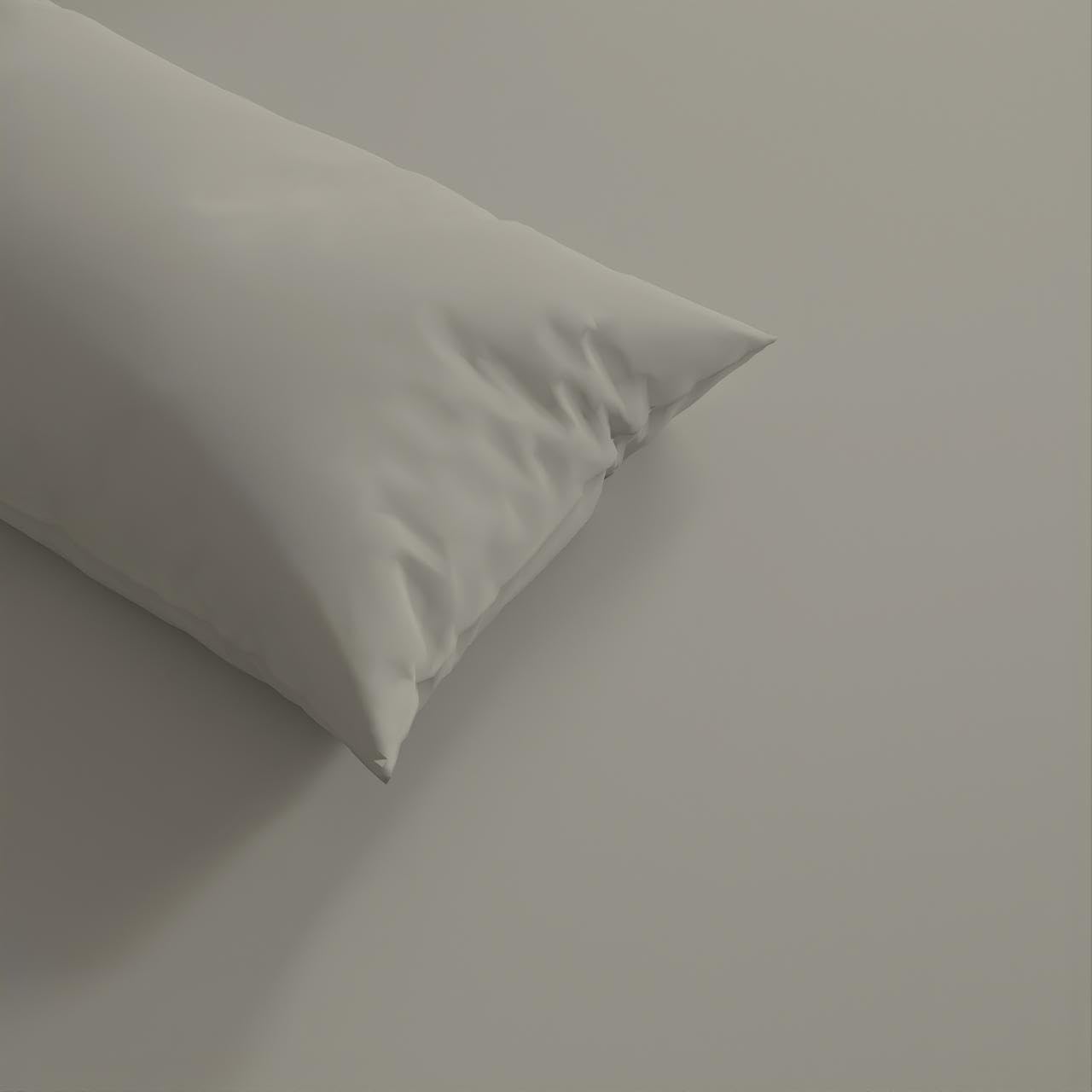 Elastic Fitted Bedsheet With 2 Pillow Cover - 78 X 78 Inches, Silver Grey | Soft, Breathable & Eco-Friendly | Perfect Gifting Festival, Housewarming, Anniversaries