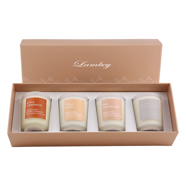 HAND POURED CANDLE FRAGRANCE SOYS WAX VOTIVE GLASS CANDLES AROMA GIFT SET