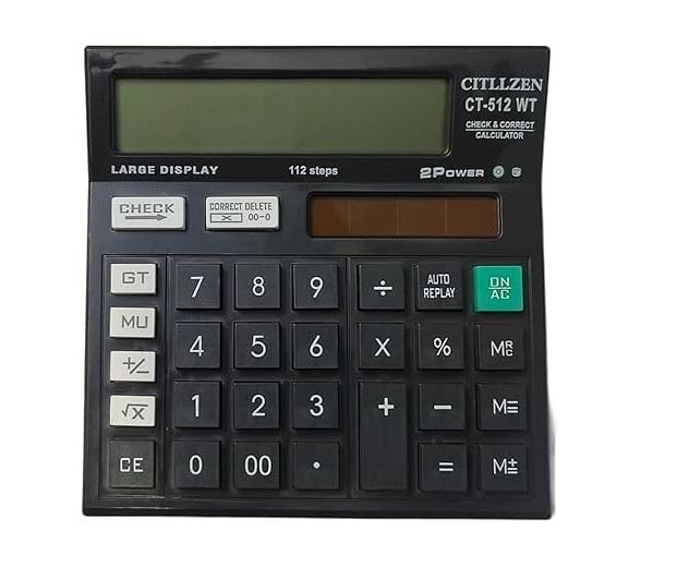 SKA CT512 Basic Calculator 101 Basic Calculator Basic Calculator Twelve Digit Calculator With Solar Technology Professional/home Use Basic Calculator 12 Digit