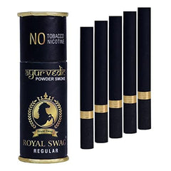 Royal Swag Ayurvedic & Herbal Cigarette Regular Flavour (05 Sticks) With 20ml Shot - Smoking Cessasion