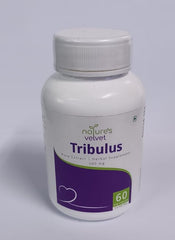 Nature's Velvet Tribulus Gokshura Pure Extract 500mg, Tribulus Terristris Pure Extract | 60 Veg Capsules 100gm 0.2lbs