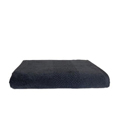 Monbest Urban Comfort Cotton Bath Towel 450 Gsm (Black)
