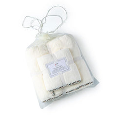 Spread Spain Microfiber Coral & Hand Towel 300 Gsm | Super-Soft Durable & Quick Drying Bath Towlels Gift Items (Ivory)