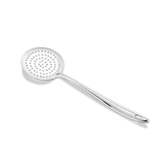 Silver Stainless Steel Sigma King Small Skimmer, 23.2 Cm | Stainless Steel Poni - Easy To Clean & Dishwasher Safe