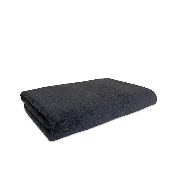 Monbest Urban Comfort Cotton Bath Towel 450 Gsm (Black)