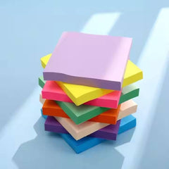 Single Color Sticky Notes – 50 Sheets | Residue-free Memo Pads | For Study & Office Use (Pack-1)