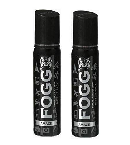 Fogg Combo Of 2 Amaze Fragrance Body Spray For Unisex 25ml Each 0.8 Fl.oz.