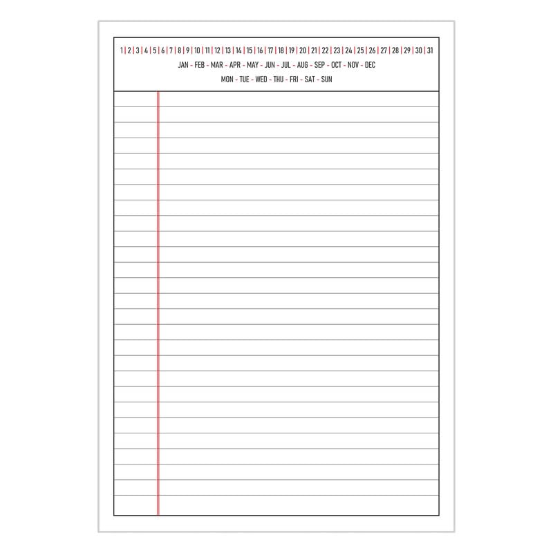 A4 Size, Pads, Writing Notepads, 50 Single Side Ruled & Unruled Sheets Per Pad, Pads, White, 2pcs