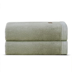 Spread Spain Bamboo Bath Towels 360 Gsm | Large Size Bamboo Bath Towel High Absorbent & Soft Bath Towel For Men & Women 2 Piece (Olive)