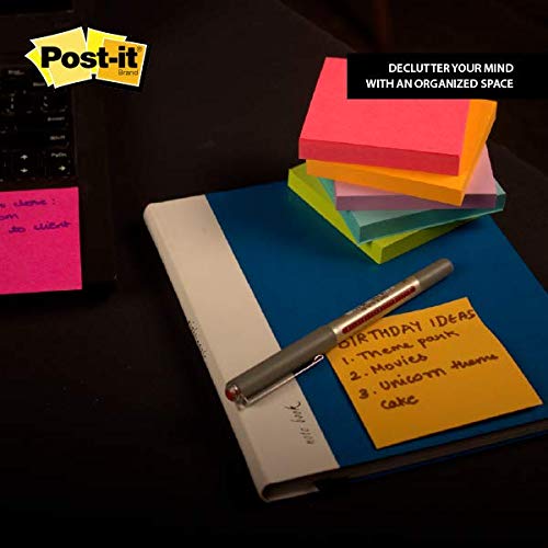 Self Sticky Notes 300 Sheets (3 Colors X 100 Sheets Each) | Such As Students, Book Lovers & Office