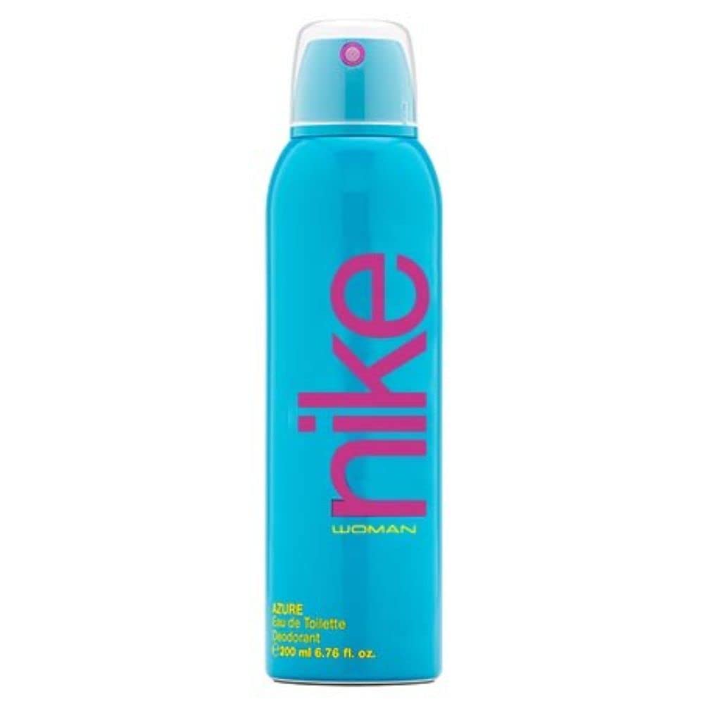 Nike Azure Women Eau De Toilette Long Lasting Deodorant Spray 200ml 6.7 Fl.oz. | Perfect Use For Officewear