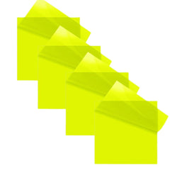 Transparent Self Sticky Note Pads, Clear Notes 76mm X 76mm Transparent Sheet 200 Pcs (Yellow)