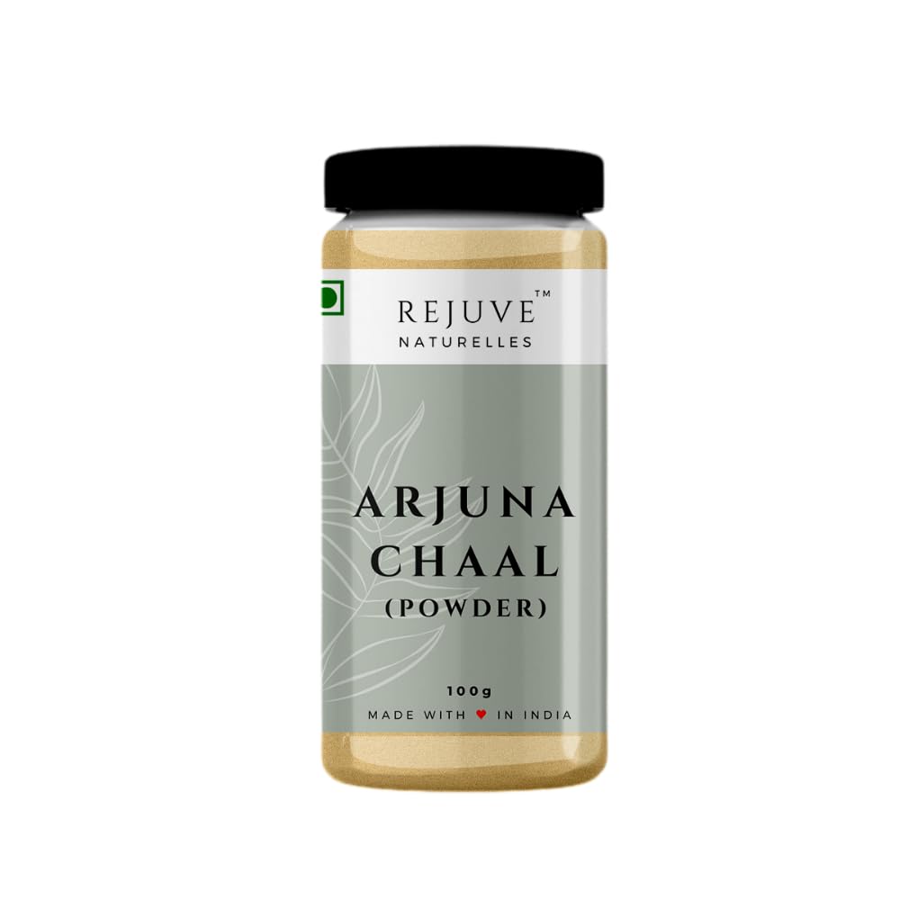 Rejuve Naturelles Premium Arjun Ki Chaal Powder, 100% Pure & Natural Arjuna Bark Powder | 100gm 0.2lbs