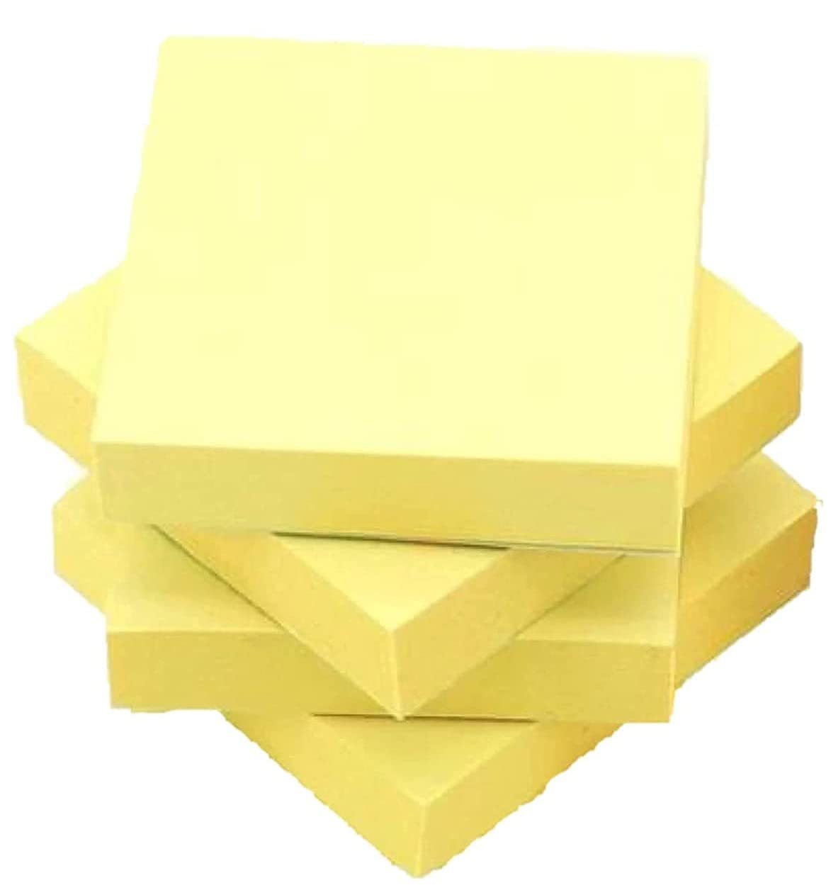 Yellow 3 X 3 Inch 400 Sticky Notes 4 Pads | 100 Sheets Per Pad
