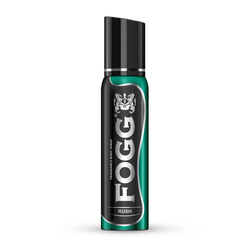 Fogg Rush No Gas Deodorant For Men Long-lasting Perfume Body Spray 150 Ml 5 Fl.oz.