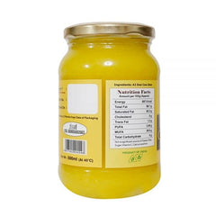 Premium A2 Desi Cow Ghee By Elworld | Rich In Proteins, Vitamins & Minerals Pure Desi Ghee Used To Make Delicious Foods | (500ml) 16.9 Ounce | Jar Pack