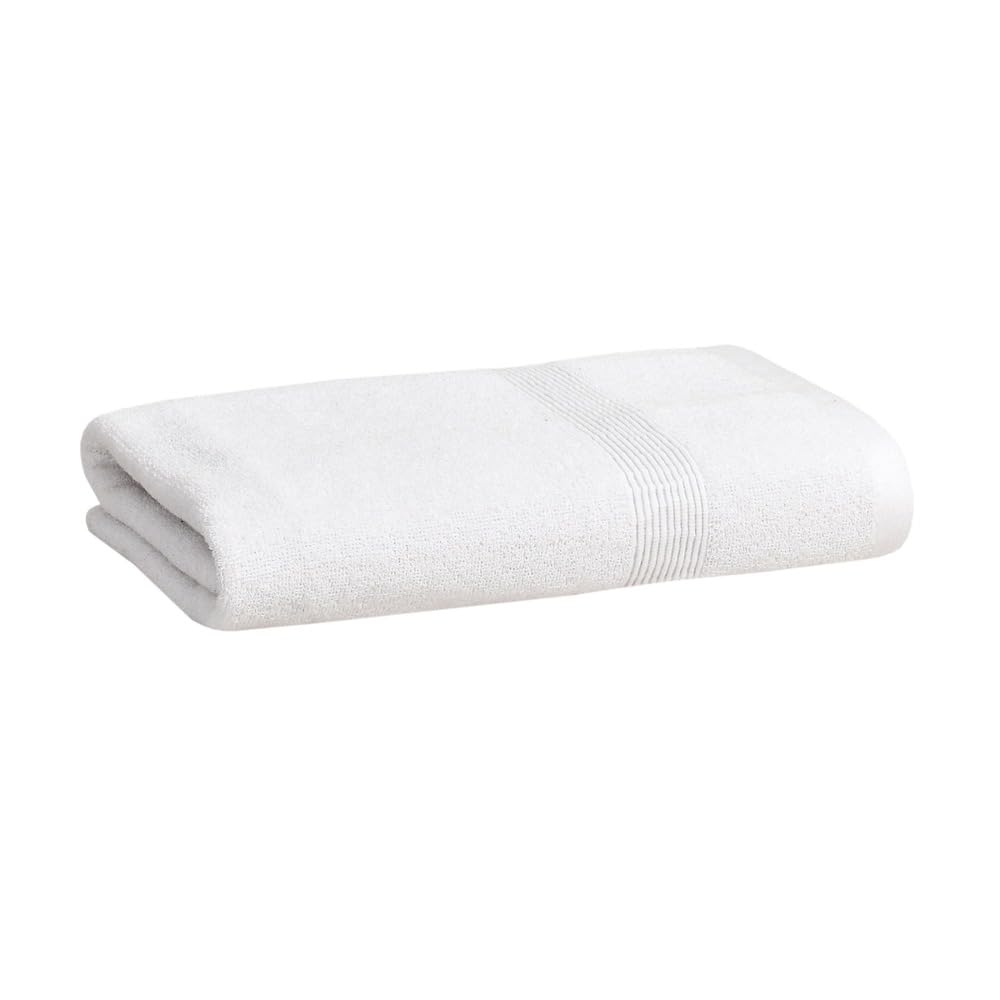 Dioris 100% Cotton Super Soft Bath Towel 600 Gsm | Ideal For Home, Gym & Spa Towel (White)