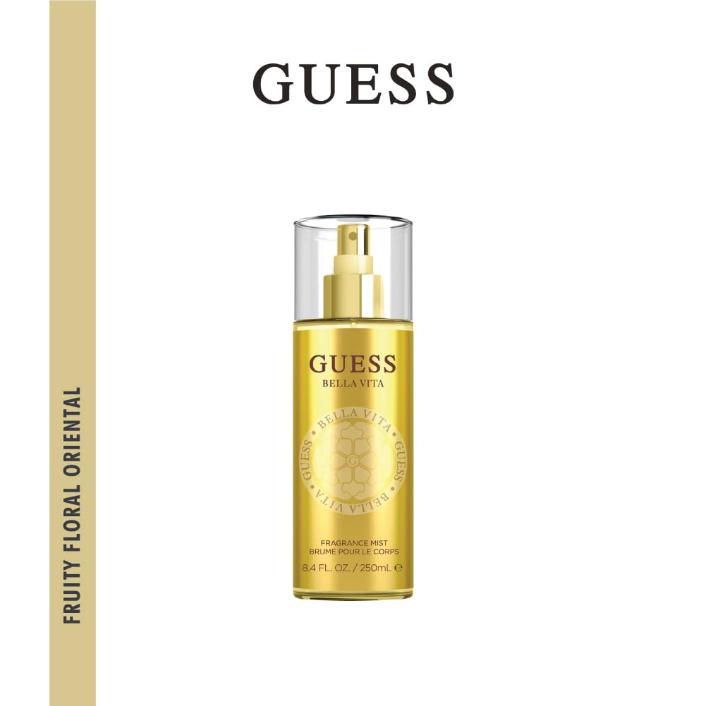 Guess Bella Vita Body Fragrance Mist For Women 250ml 8.4 Fl.oz.| Long Lasting Fragrance