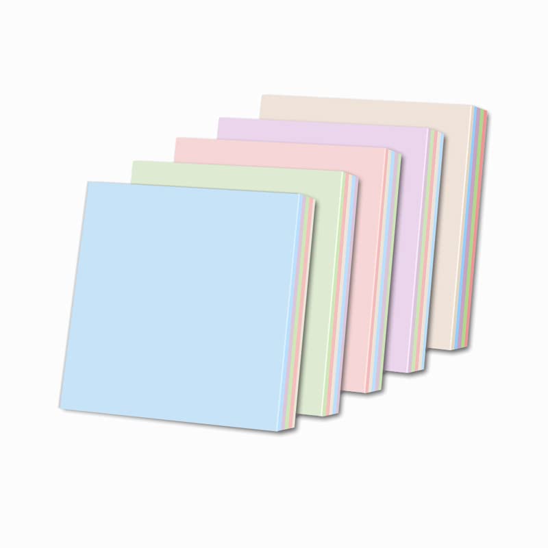 Sticky Notes Pad, 76x76mm, 4 Colors, 300 Sheets - Multicolor | Self-Adhesive, For Office, School