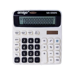 Adoere MI-556N 112steps Check & Correct Calculator For Office, Shops And Student 12 Digit Display (Black & White)