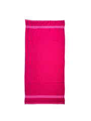 Space Fly Cotton Luxury Large Size Bath Towel 500 Gsm (Pink)