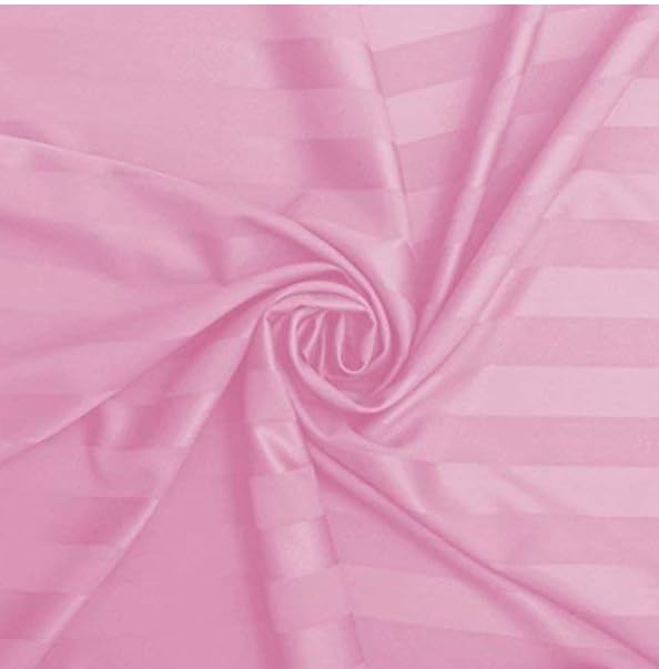 Bedsheet Single Bed With 1 Pillow Cover - 60 X 90 Inches, Baby Pink | Ideal For Home, Hotel, Guest House | Soft, Elegant Microfiber For Ultimate Comfort